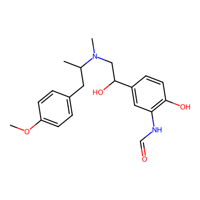 Chemical structure of Formoterol Impurity D