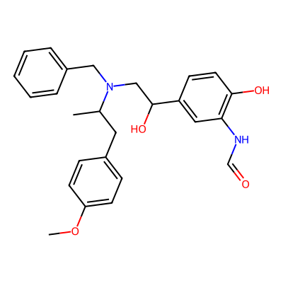 Chemical structure of Formoterol Impurity H