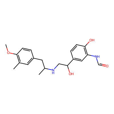 Chemical structure of Formoterol EP Impurity E
