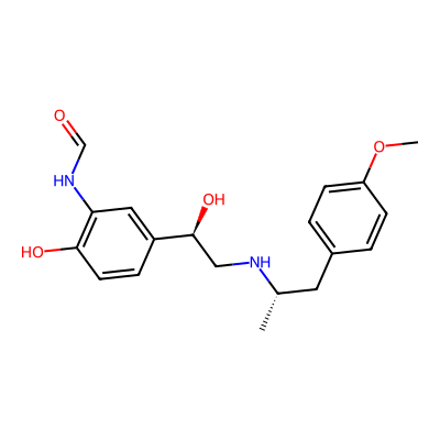 Chemical structure of Formoterol Impurity I