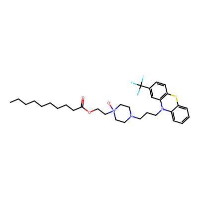 Chemical structure of Fluphenazine Decanote N4-Oxide