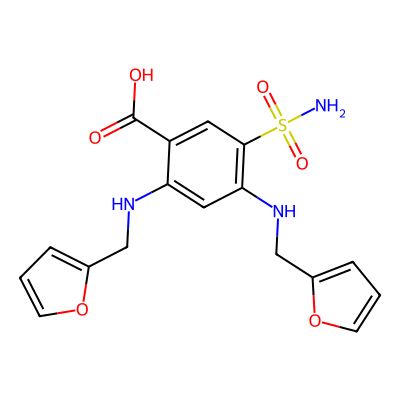 Chemical structure of Furosemide Impurity D