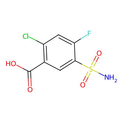 Chemical structure of Furosemide Process Impurity