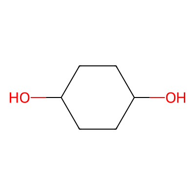 Chemical structure of 1,4-Cyclohexanediol