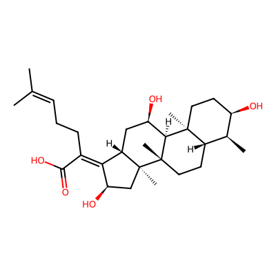 Chemical structure of Fusidic Acid Impurity I