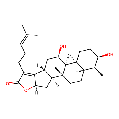 Chemical structure of Fusidic Acid Impurity J