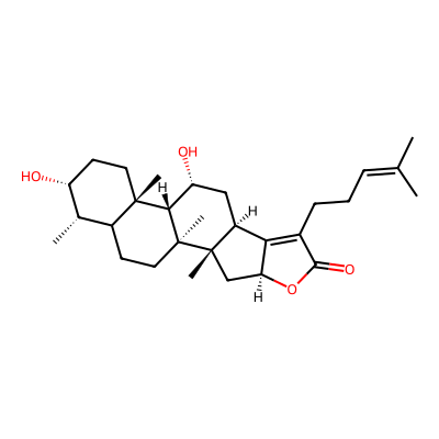 Chemical structure of Fusidic Acid Impurity K