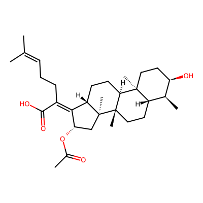 Chemical structure of Fusidic Acid Impurity M