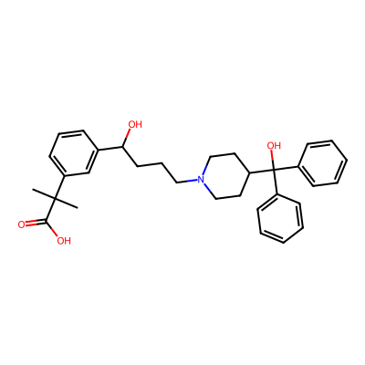 Chemical structure of Fexofenadine Related Compound B