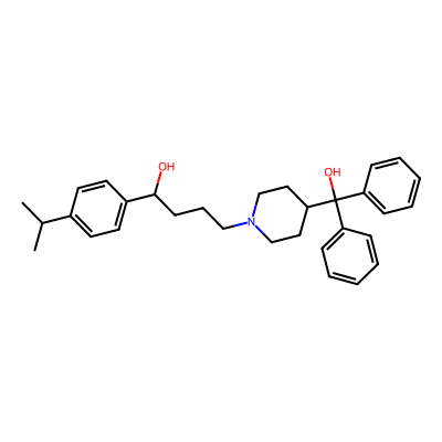 Chemical structure of Fexofenadine Related Compound C