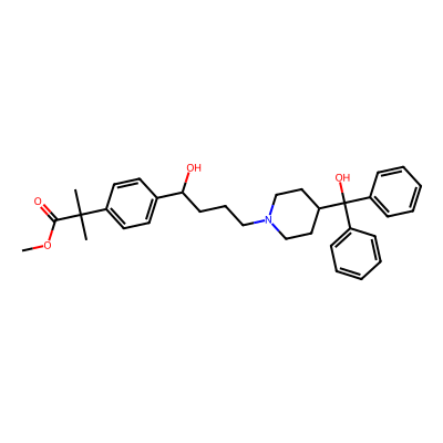 Chemical structure of Fexofenadine Related Compound D