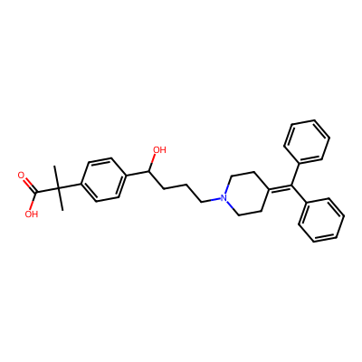 Chemical structure of Fexofenadine Related Compound G