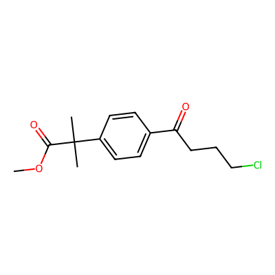 Chemical structure of Fexofenadine Impurity CDP