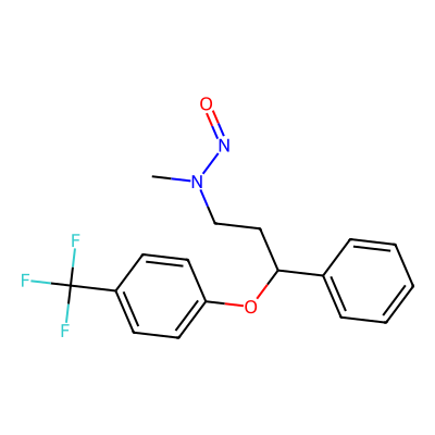 Chemical structure of N-Nitroso-Fluoxetine
