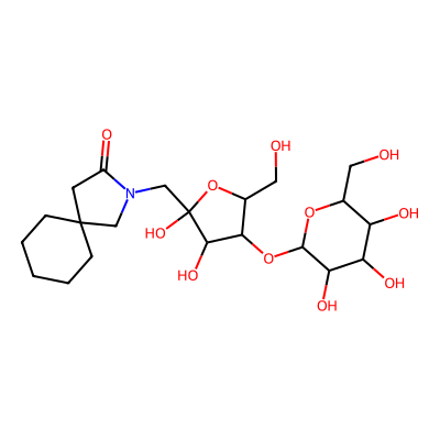 Chemical structure of Gabapentin Lactose Adduct