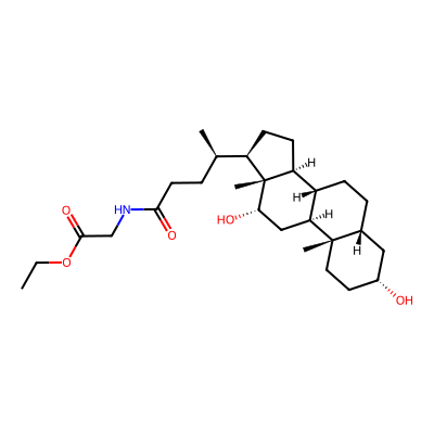 Chemical structure of Glycodeoxycholic Acid Ethyl Ester