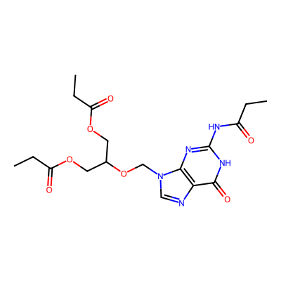 Chemical structure of Ganciclovir EP Impurity J