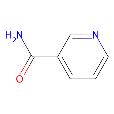 Chemical structure of Nicotinamide