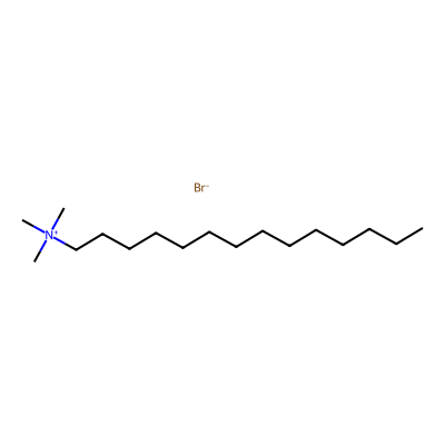 Chemical structure of Cetrimide