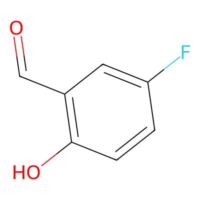 Chemical structure of 5-Fluorosalicylaldehyde