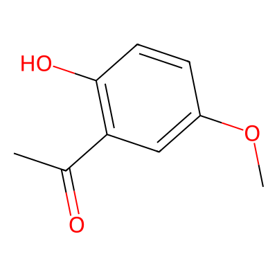 Chemical structure of 2'-Hydroxy-5'-methoxyacetophenone