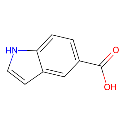 Chemical structure of Indole-5-carboxylic acid