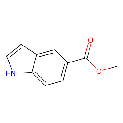 Chemical structure of Methyl Indole-5-carboxylate