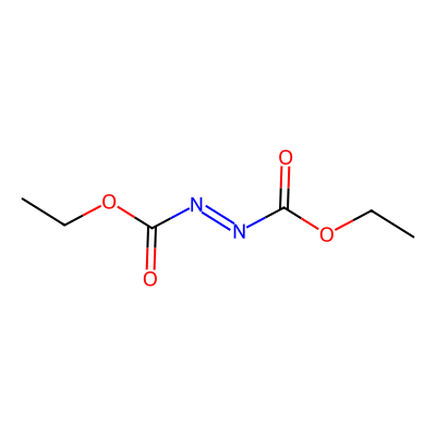 Chemical structure of Diethyl Azodicarboxylate