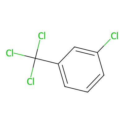 Chemical structure of 3-Chlorobenzotrichloride