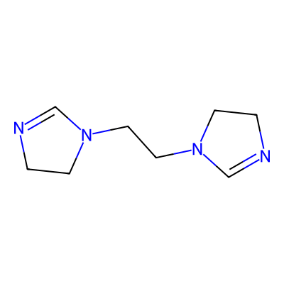 Chemical structure of 1-[2-(4,5-Dihydroimidazol-1-yl)ethyl]-4,5-dihydroimidazole