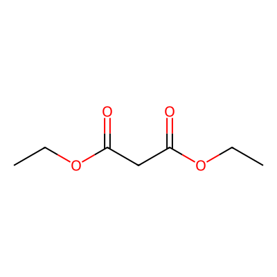 Chemical structure of Diethyl Malonate
