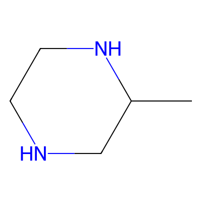 Chemical structure of 2-Methylpiperazine