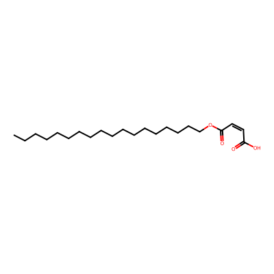 Chemical structure of Monostearyl Maleate