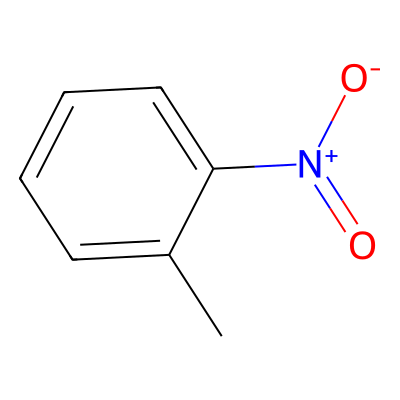 Chemical structure of 2-Nitrotoluene