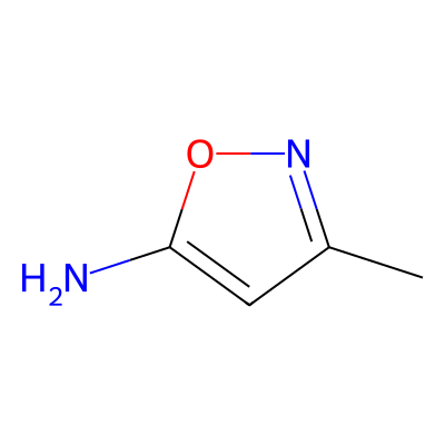 Chemical structure of 5-Amino-3-methylisoxazole