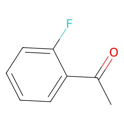 Chemical structure of 1-(2-Fluorophenyl)ethanone