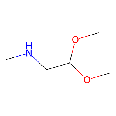 Chemical structure of 2,2-Dimethoxy-N-methylethanamine
