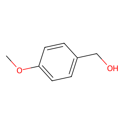 Chemical structure of 4-Methoxy Benzyl Alcohol