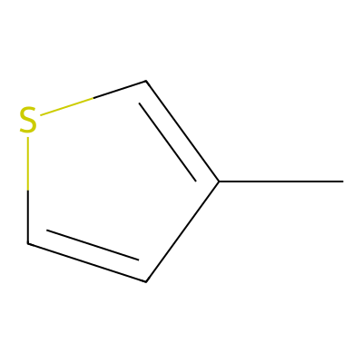 Chemical structure of Methylthiophene-3