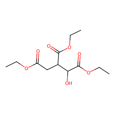 Chemical structure of Triethyl Isocitrate