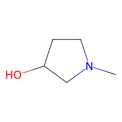 Chemical structure of N-Methyl-3-pyrrolidinol