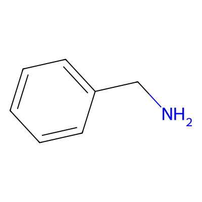 Chemical structure of Benzylamine