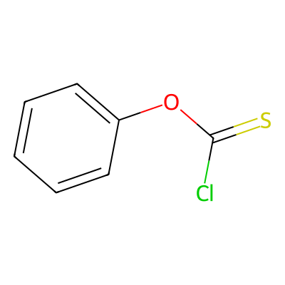 Chemical structure of O-Phenyl carbonochloridothioate