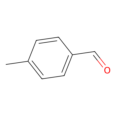 Chemical structure of 4-Methylbenzaldehyde