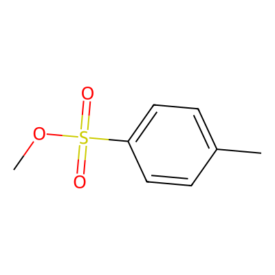 Chemical structure of Methyl 4-methylbenzenesulfonate