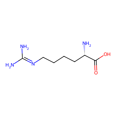Chemical structure of L-Homoarginine
