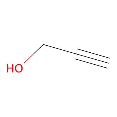 Chemical structure of Propargyl Alcohol