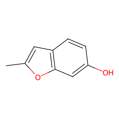 Chemical structure of 2-Methylbenzofuran-6-ol