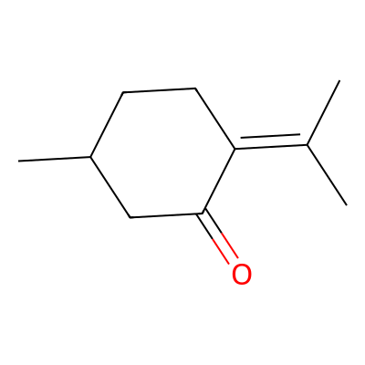 Chemical structure of Pulegone