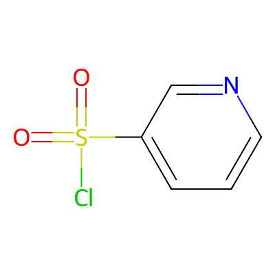 Chemical structure of Pyridine-3-Sulfonyl Chloride
